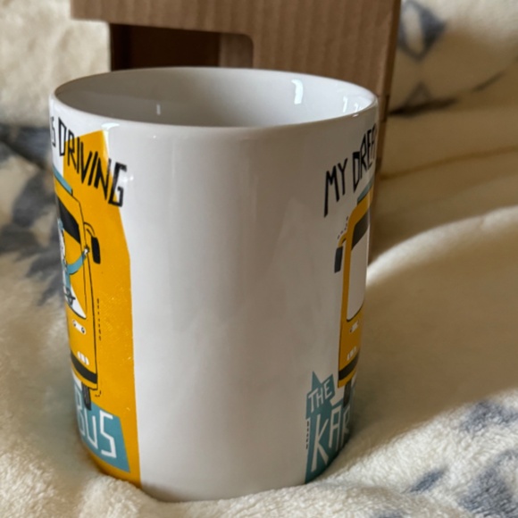 My Dream Job is Driving the Karma Bus Coffee Mug Ceramic Cup Primitives by Kathy - Picture 10 of 16